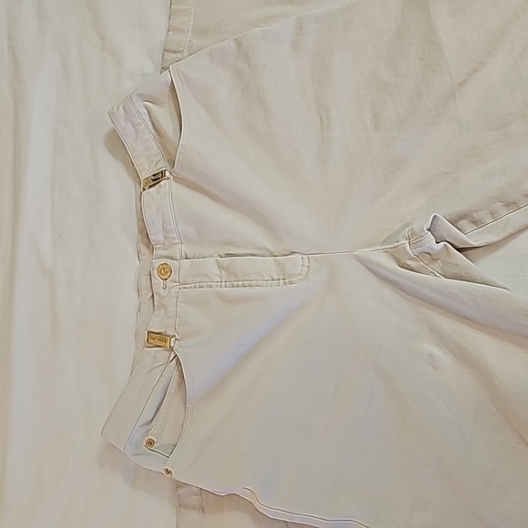 Vintage St. John Sport Bootcut White and Gold Jeans - Size 12 WKC Dog Show - Picture 4 of 12